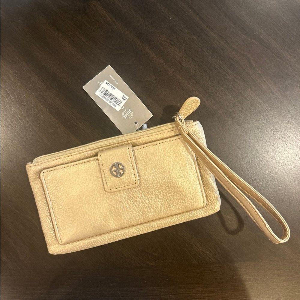 Gold Wristlet Wallet